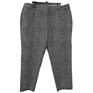 Liz Claiborne Emma Floral Print Ankle Pants Size 18‎ Stretch Casual Career women